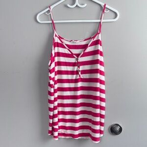 💥2/$33💥 Eesome Pink and White Striped Top